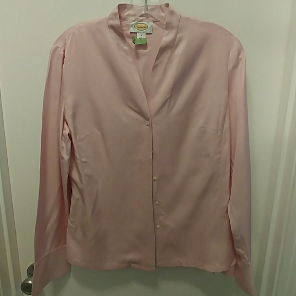 Pink Talbots Blouse